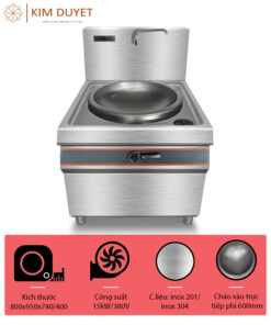 Bếp đơn điện từ xào trực tiếp phi 600