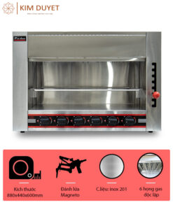 Lò nướng salamender 745B chạy gas
