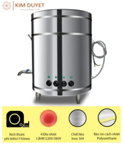 Nồi nấu phở chạy điện 160L