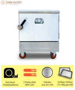 Tủ nấu cơm 4 khay chạy điện (13kg)